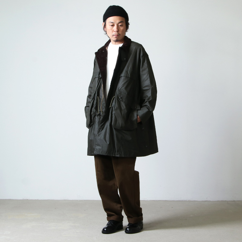 KAPTAIN SUNSHINE(ץƥ󥵥󥷥㥤) Made by Barbour Stand Collar Traveller Coat