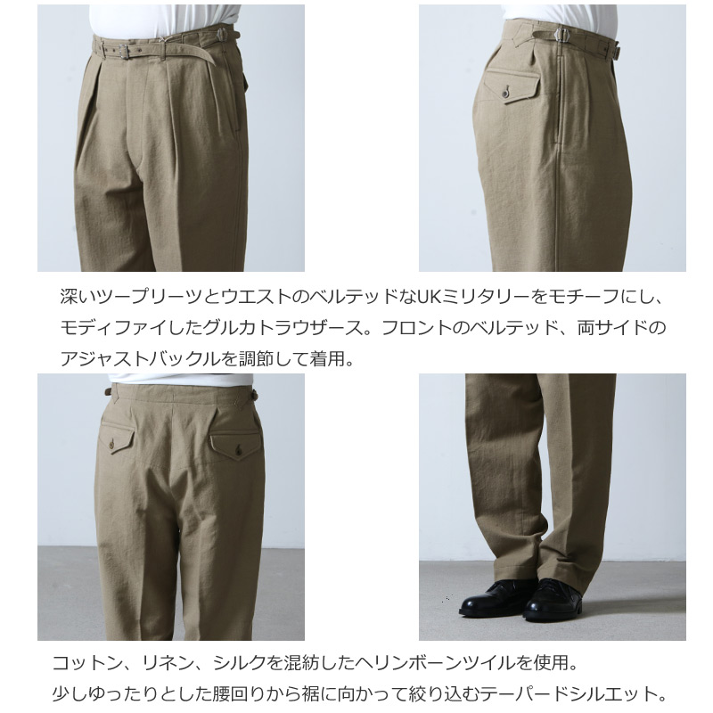 KAPTAIN SUNSHINE (キャプテンサンシャイン) Gurkha Trousers / グルカ