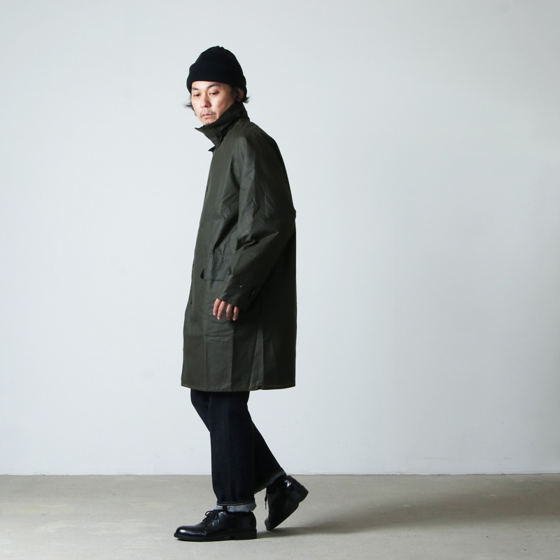 柔らかい × SUNSHINE KAPTAIN Barbour Coat 3/4 ステンカラー