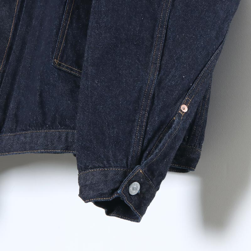 KAPTAIN SUNSHINE (キャプテンサンシャイン) No Collar Denim Jacket / ノーカラーデニムジャケット