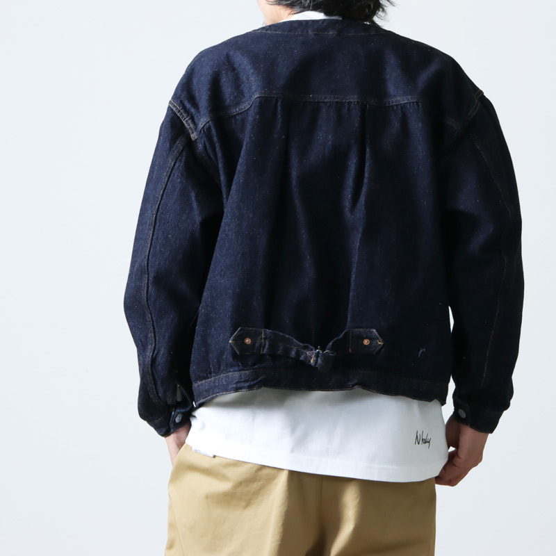 KAPTAIN SUNSHINE (キャプテンサンシャイン) No Collar Denim Jacket / ノーカラーデニムジャケット