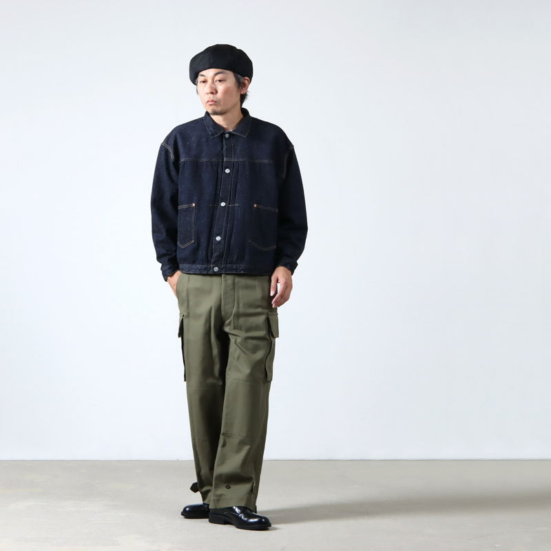 素材綿100%KAPTAIN SUNSHINE Denim Tracker Jacket