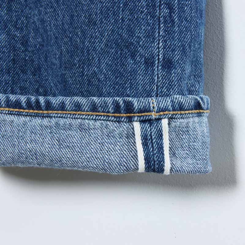 KAPTAIN SUNSHINE(ץƥ󥵥󥷥㥤) 5P Zipper Front Denim Pants INDIGO VINTAGE WASH