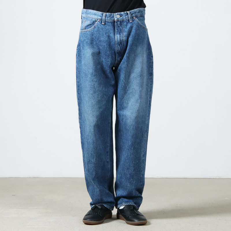 KAPTAIN SUNSHINE(ץƥ󥵥󥷥㥤) 5P Zipper Front Denim Pants INDIGO VINTAGE WASH