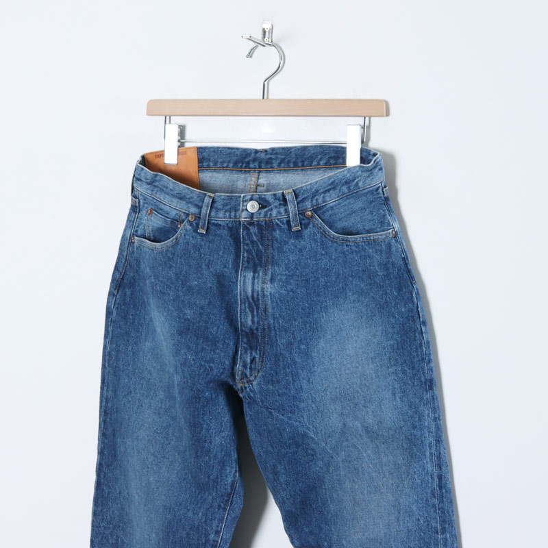 KAPTAIN SUNSHINE(ץƥ󥵥󥷥㥤) 5P Zipper Front Denim Pants INDIGO VINTAGE WASH