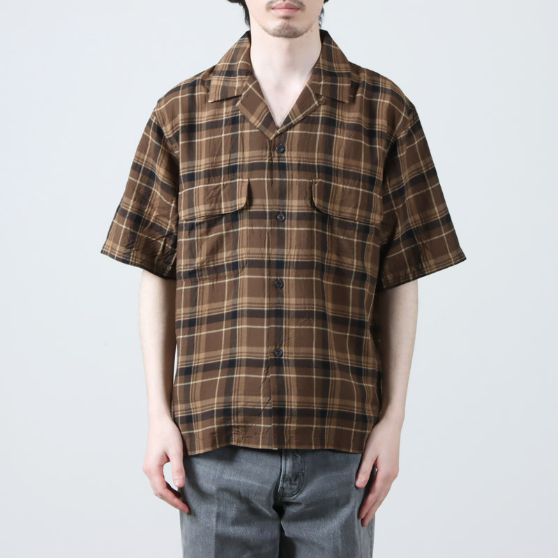 KAPTAIN SUNSHINE (キャプテンサンシャイン) Short Sleeve Open Collar Shirt /  ショートスリーブオープンカラーシャツ