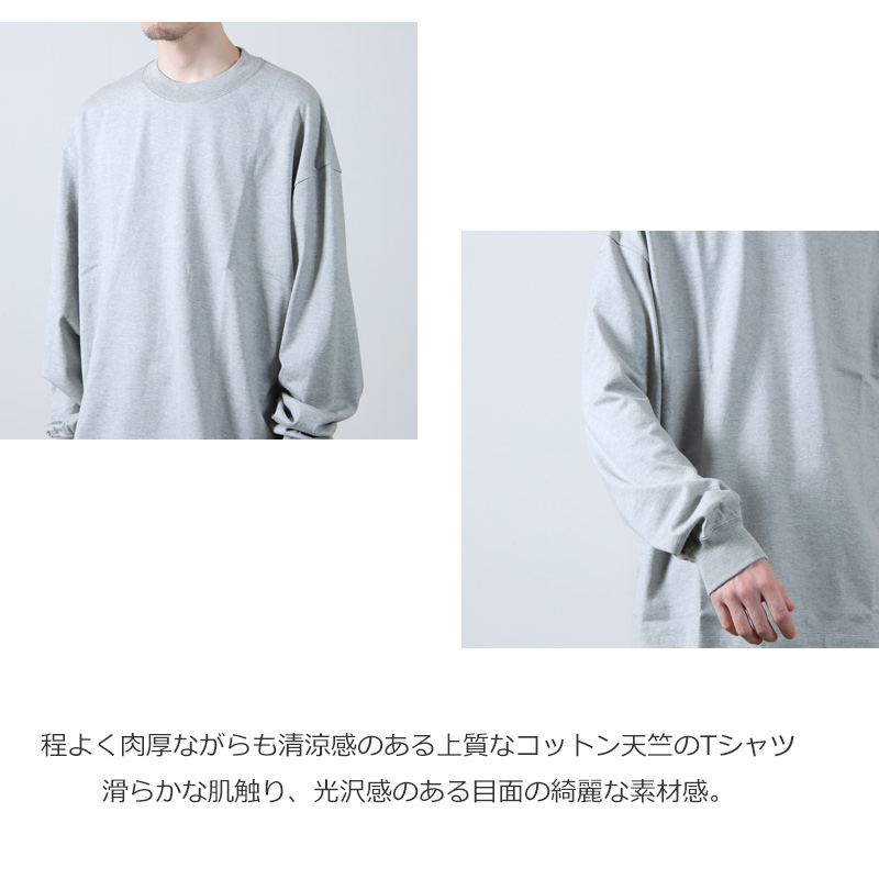 KAPTAIN SUNSHINE(ץƥ󥵥󥷥㥤) Suvin Supima Tube L/S Tee Heavy