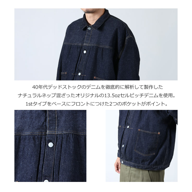 KAPTAIN SUNSHINE(ץƥ󥵥󥷥㥤) Denim Tracker 2P Jacket