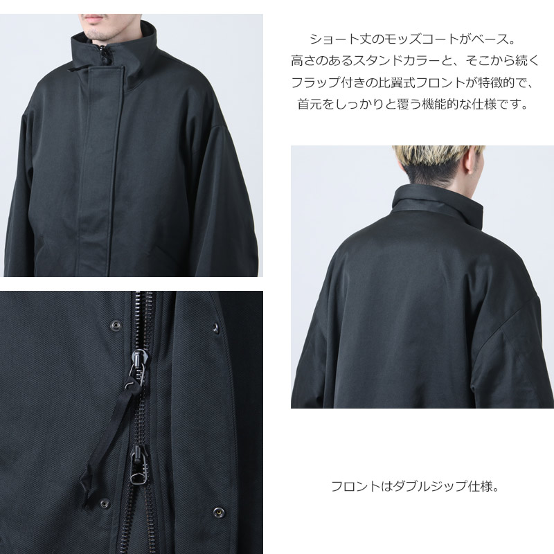 KAPTAIN SUNSHINE(ץƥ󥵥󥷥㥤) Cotton Drill Short Mil Coat