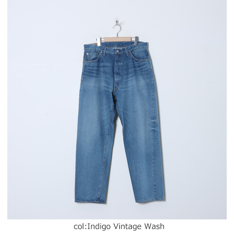 KAPTAIN SUNSHINE(����ץƥ󥵥󥷥㥤��) 5P Zipper Front Denim Pants