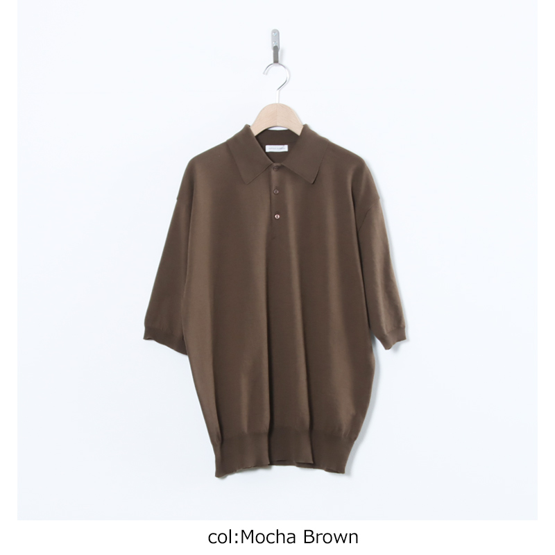 KAPTAIN SUNSHINE(����ץƥ󥵥󥷥㥤��) Cotton Knit Poloshirt