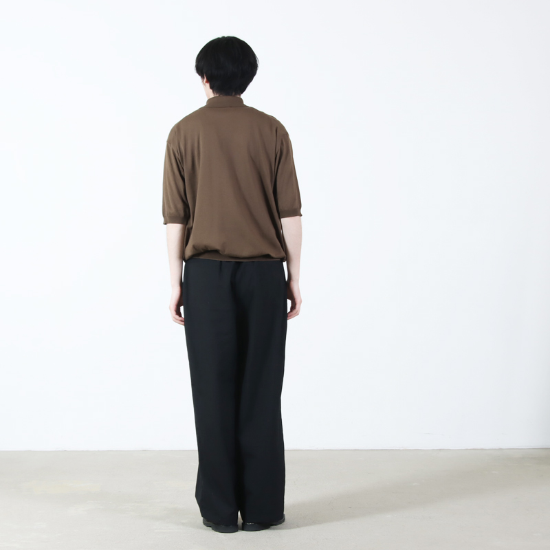 KAPTAIN SUNSHINE(����ץƥ󥵥󥷥㥤��) Cotton Knit Poloshirt