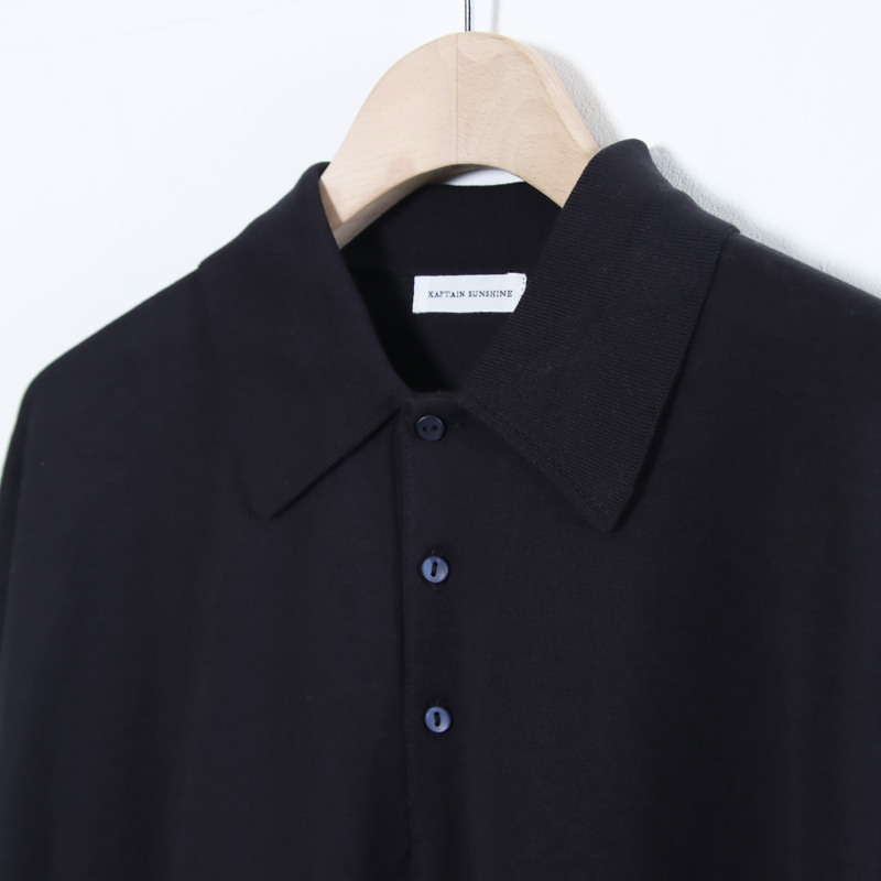 KAPTAIN SUNSHINE(����ץƥ󥵥󥷥㥤��) Cotton Knit Poloshirt