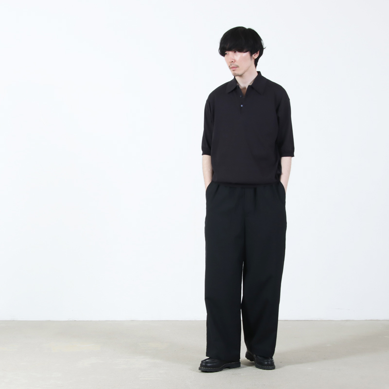 KAPTAIN SUNSHINE(����ץƥ󥵥󥷥㥤��) Cotton Knit Poloshirt