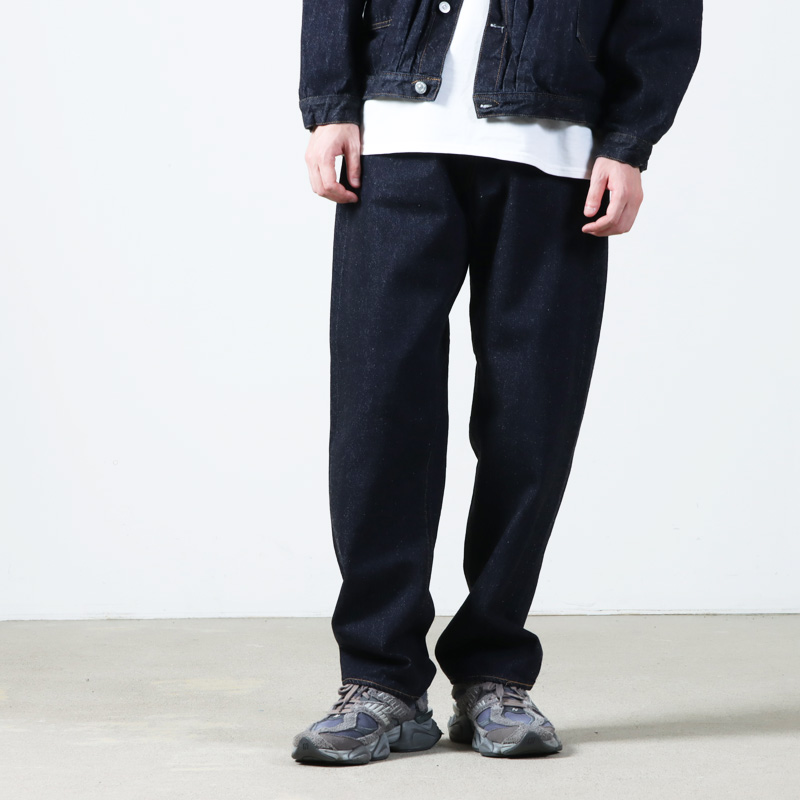 KAPTAIN SUNSHINE(����ץƥ󥵥󥷥㥤��) 5P Zipper Front Denim Pants