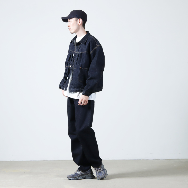 KAPTAIN SUNSHINE(����ץƥ󥵥󥷥㥤��) 5P Zipper Front Denim Pants