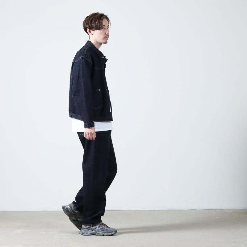 KAPTAIN SUNSHINE(����ץƥ󥵥󥷥㥤��) 5P Zipper Front Denim Pants