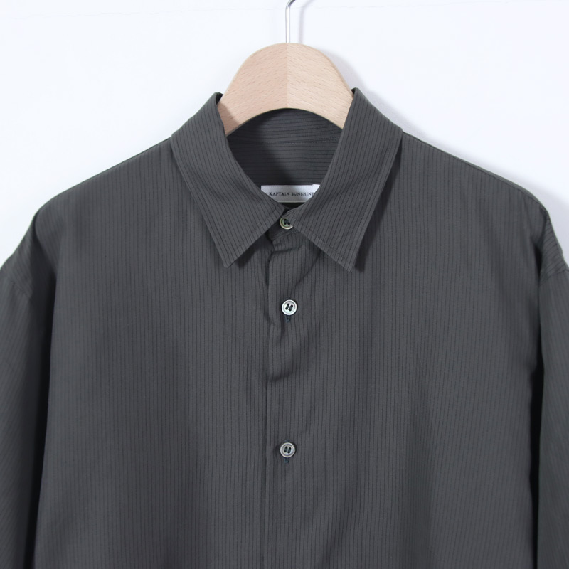 KAPTAIN SUNSHINE(����ץƥ󥵥󥷥㥤��) Plain SS Shirt STRIPE