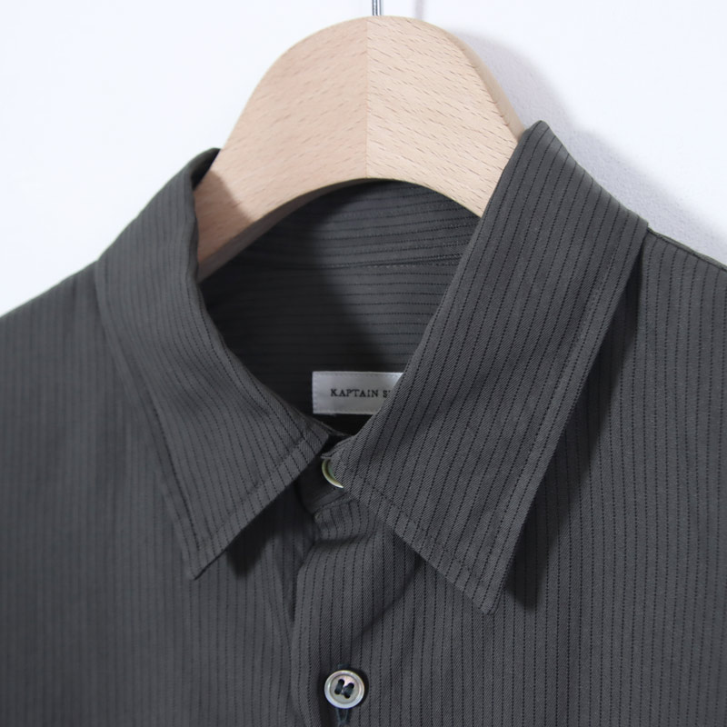 KAPTAIN SUNSHINE(����ץƥ󥵥󥷥㥤��) Plain SS Shirt STRIPE