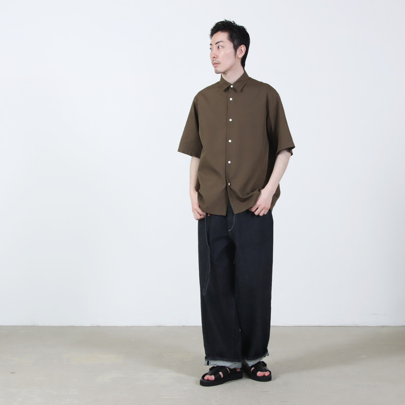KAPTAIN SUNSHINE(����ץƥ󥵥󥷥㥤��) Plain SS Shirt STRIPE