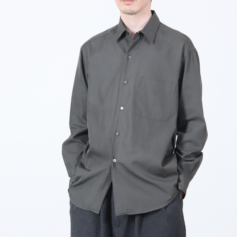 KAPTAIN SUNSHINE(����ץƥ󥵥󥷥㥤��) Regular Collar Shirt STRIPE