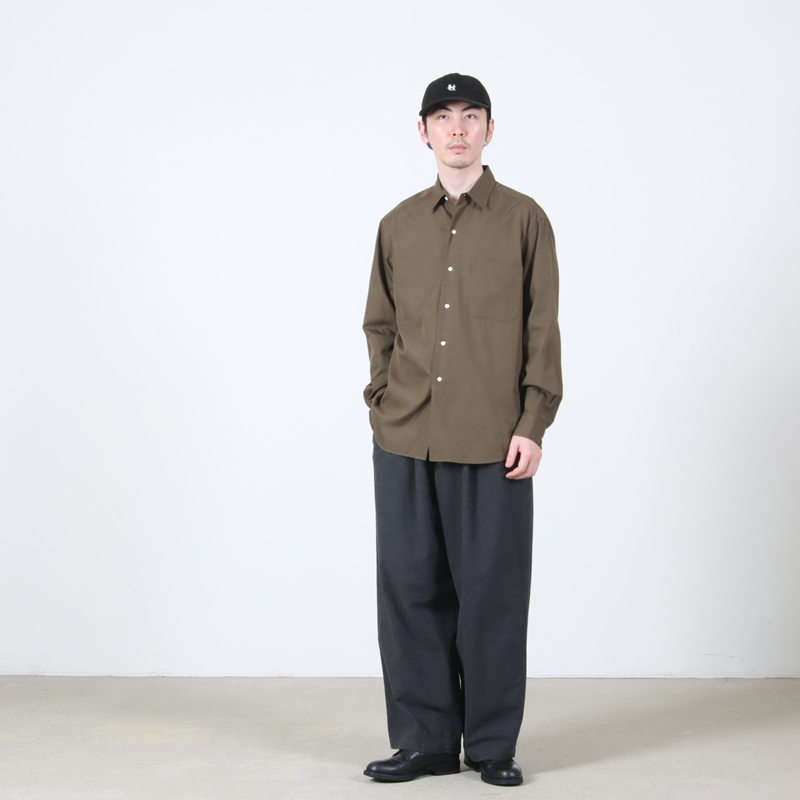 KAPTAIN SUNSHINE(����ץƥ󥵥󥷥㥤��) Regular Collar Shirt STRIPE