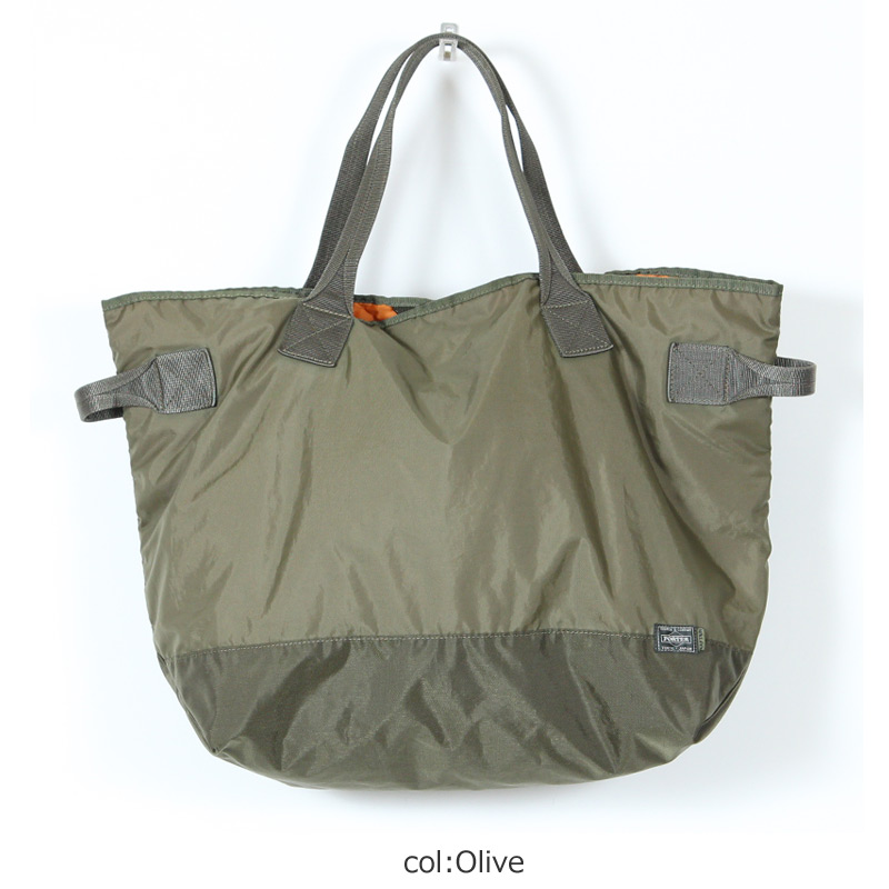 PORTER ポーター × KAPTAIN SUNSHINE キャプテンサンシャイン Quilting Military Nylon Tote キルティング ミリタリー ナイロントートバッグ カーキ系