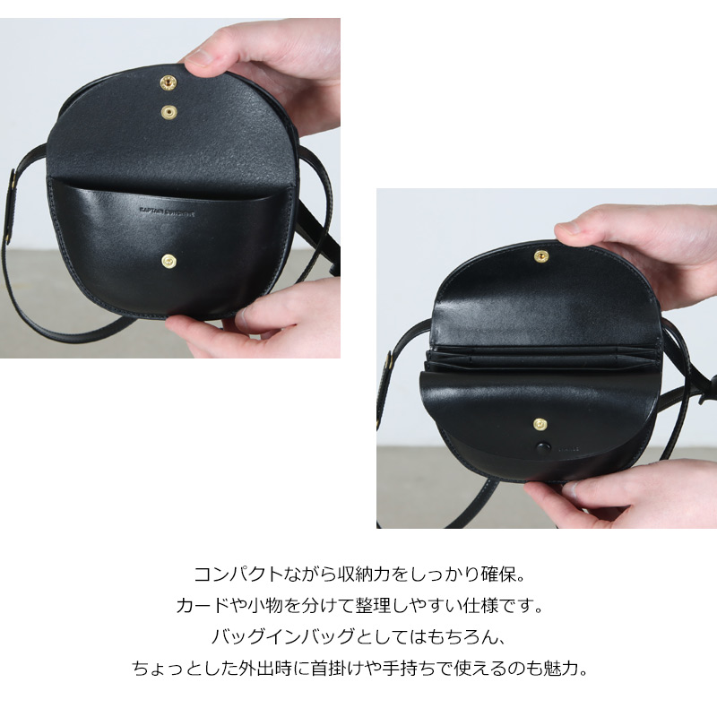 KAPTAIN SUNSHINE(����ץƥ󥵥󥷥㥤��) Round Wallet Mid Pouch