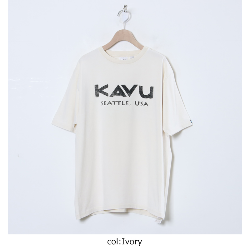 KAVU(֡) Surf Logo Tee