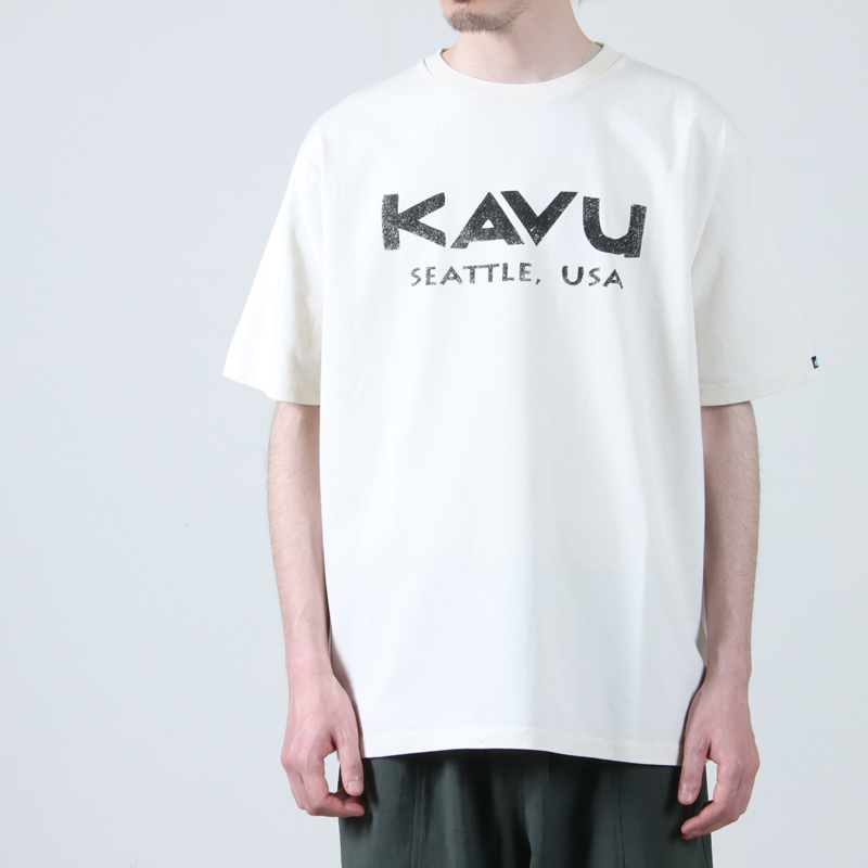 KAVU(֡) Surf Logo Tee