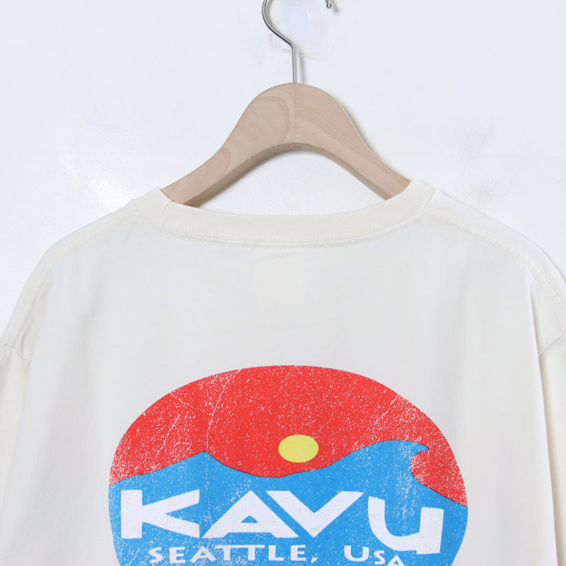 KAVU(֡) Surf Logo Tee