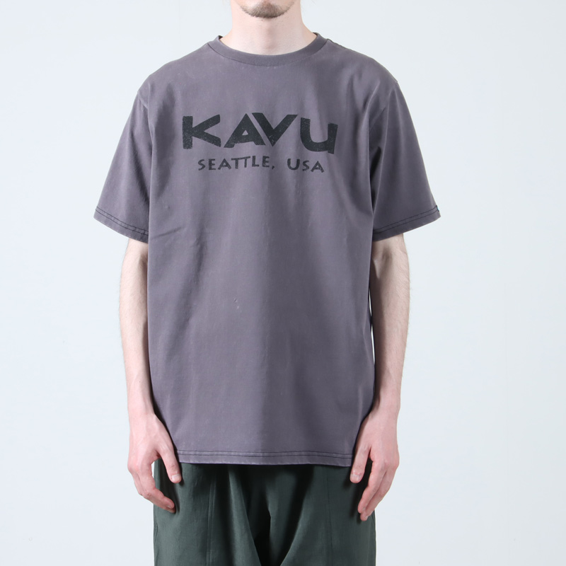 KAVU(֡) Surf Logo Tee
