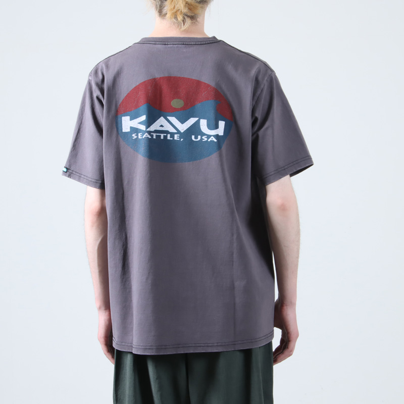KAVU(֡) Surf Logo Tee