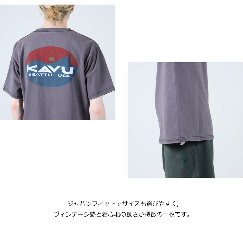 KAVU(֡) Surf Logo Tee