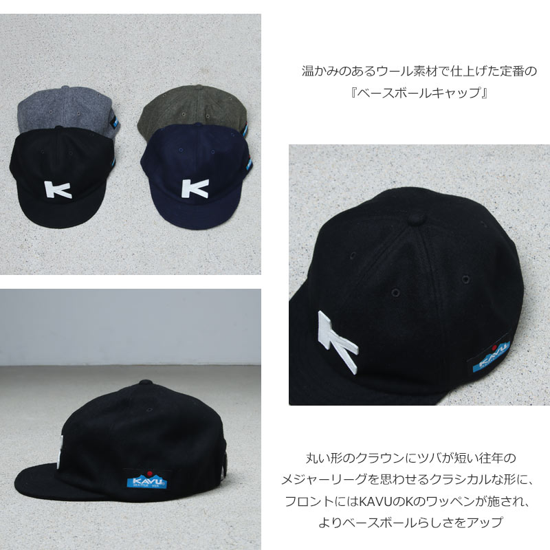 KAVU(֡) Base Ball CapWool