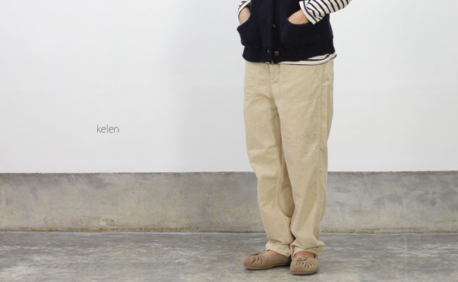 kelen コーデュロイパンツ RITA CORDUROY col:BEIGE、BROWN | cotyle