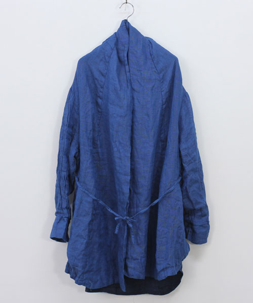 kelen リネンロングカーディガン Judith col:BLUE , NAVY | cotyle