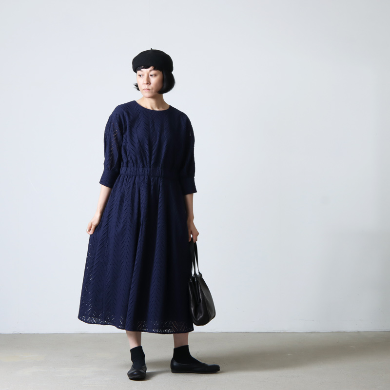 kelen (ケレン) CUT WORK LACE DRESS HAKU / カットワークレースドレス