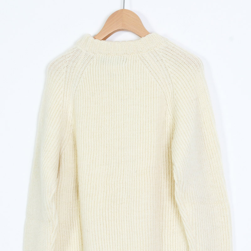 Kerry Woollen Mills (ケリーウーレンミルズ) Fisherman Rib Crew Neck