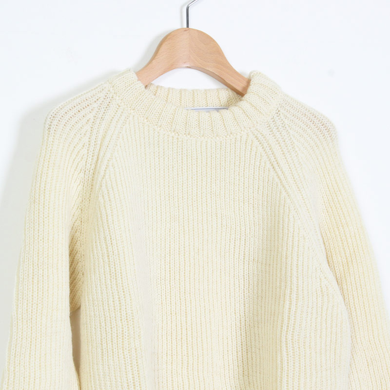 Kerry Woollen Mills (ケリーウーレンミルズ) Fisherman Rib Crew Neck