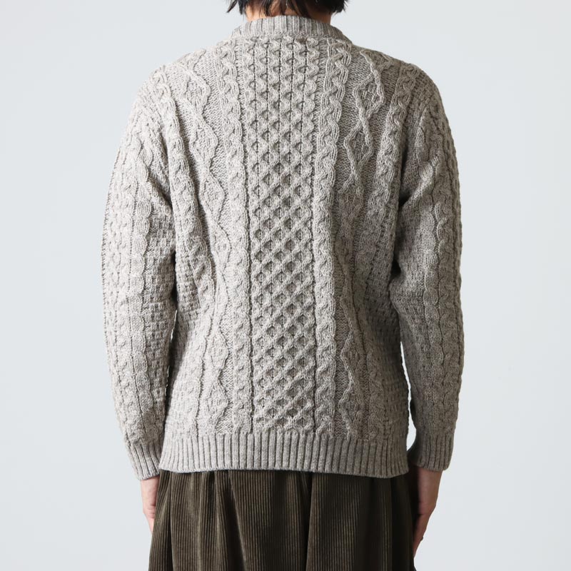 Kerry Woollen Mills (ケリーウーレンミルズ) Aran Cable Crew Neck Sweater /  アランケーブルクルーネックセーター