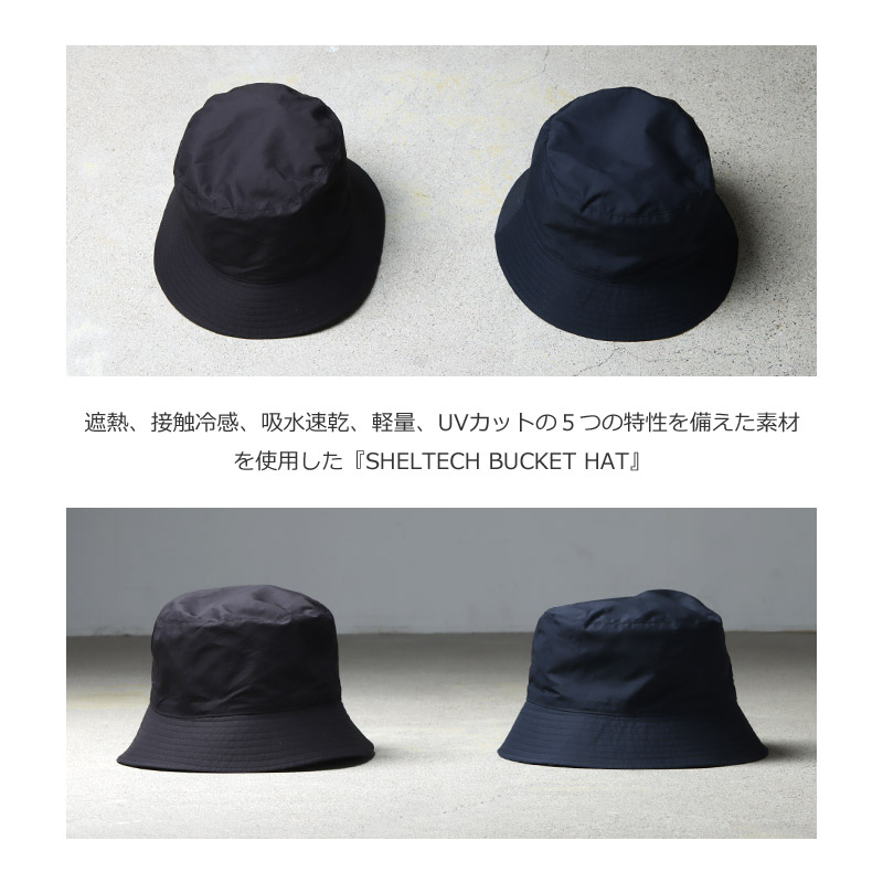 KIJIMA TAKAYUKI(キジマタカユキ) SHELTECH BUCKET HAT