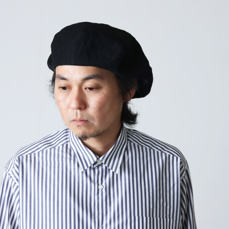 KIJIMA TAKAYUKI LINEN BIG CASQUETTE - 帽子