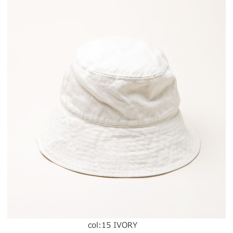 KIJIMA TAKAYUKI(ޥ業) ORGANIC COTTON DENIM BUCKET HAT