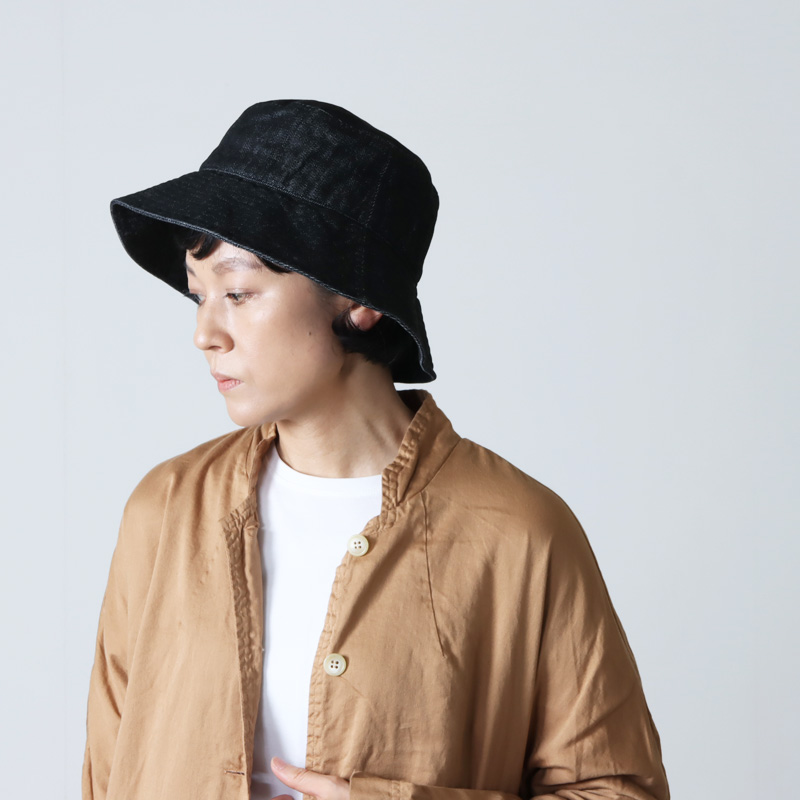 KIJIMA TAKAYUKI (キジマタカユキ) ORGANIC COTTON DENIM BUCKET HAT