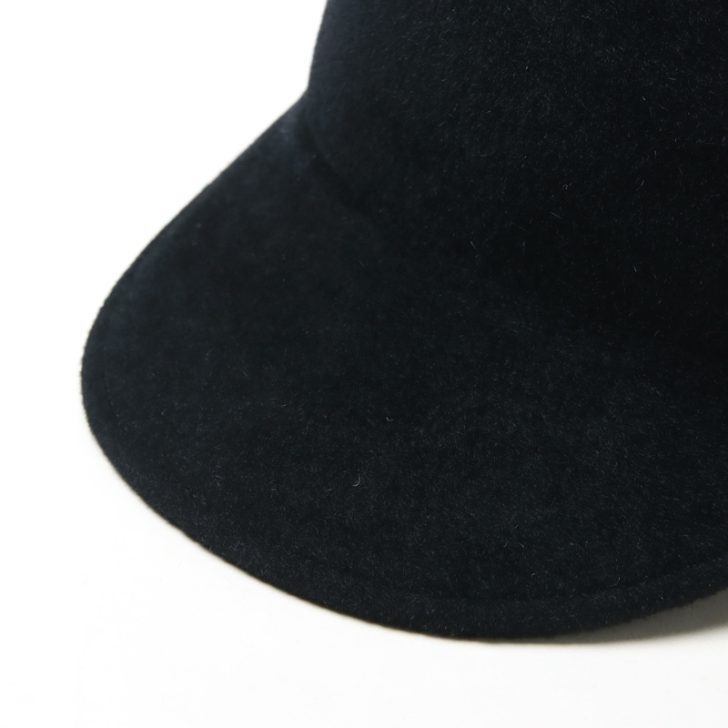 KIJIMA TAKAYUKI (キジマタカユキ) RABBIT FUR FELT JOCKEY CAP / ラビットファーフェルトジョッキーキャップ