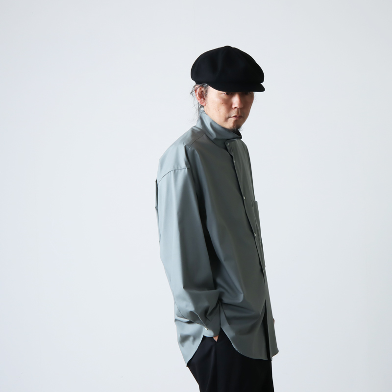 KIJIMA TAKAYUKI (キジマタカユキ) WOOL MELTON CASQUETTE / ウール ...