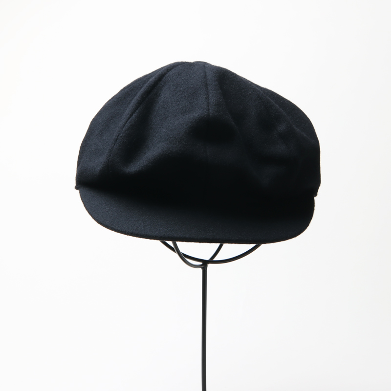 KIJIMA TAKAYUKI (キジマタカユキ) WOOL MELTON CASQUETTE / ウール 