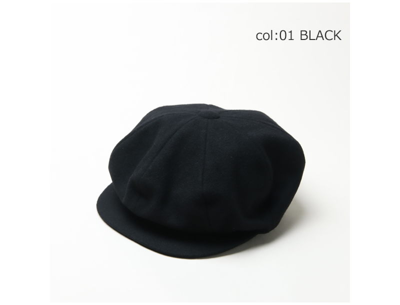 KIJIMA TAKAYUKI (キジマタカユキ) WOOL MELTON CASQUETTE / ウール