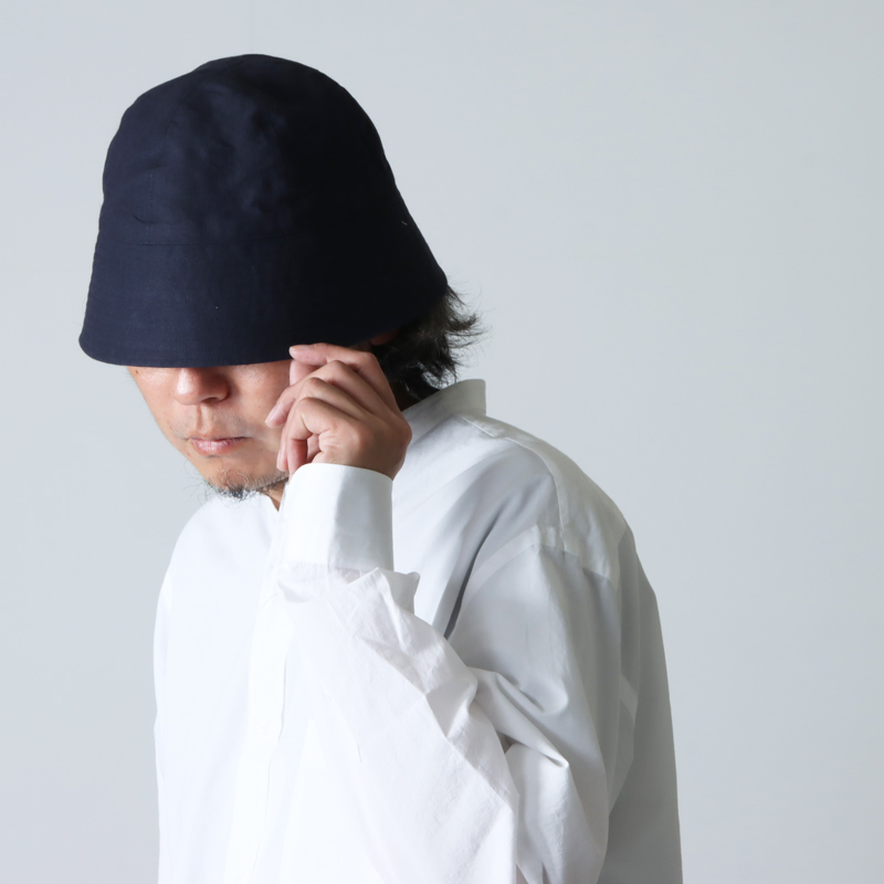 KIJIMA TAKAYUKI (キジマタカユキ) PAPER LINEN SAILOR HAT / ペーパーリネンセーラーハット